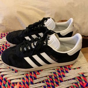 Adidas Black Gazelle Sneakers size 8.5 Women’s